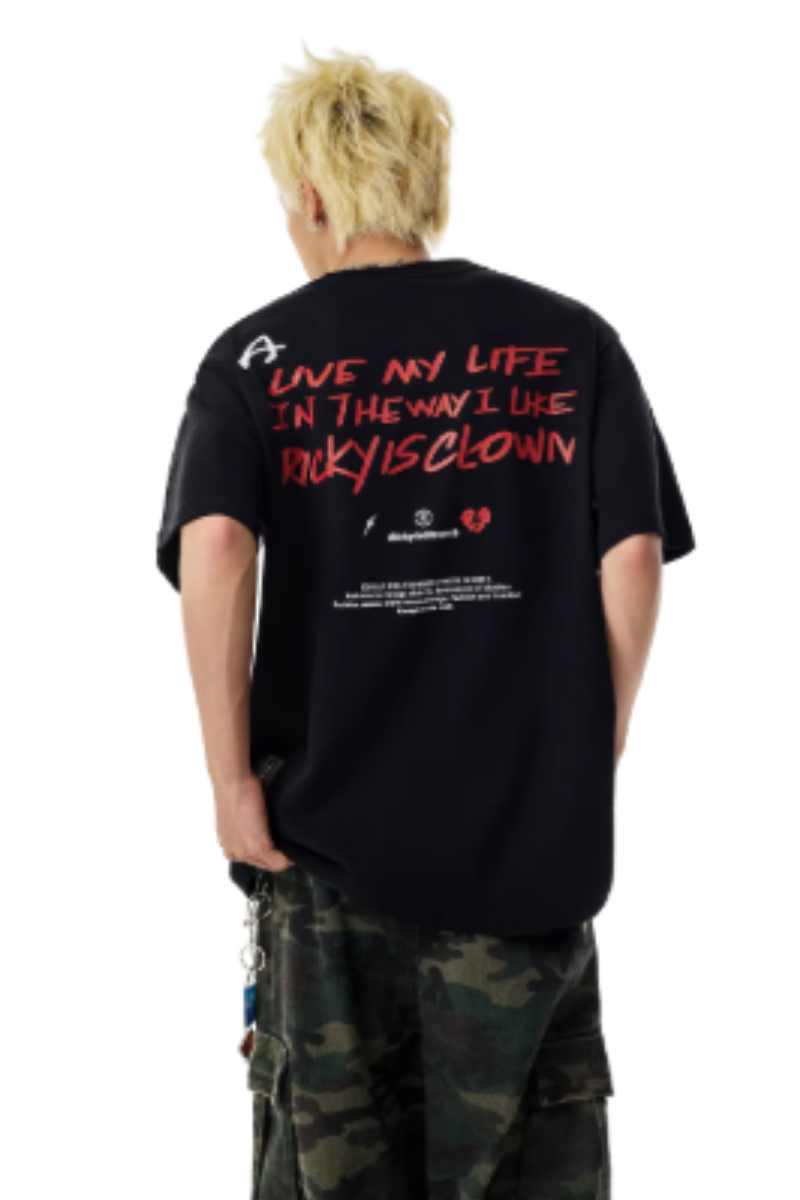 RIC Live My Life Slogan Tee