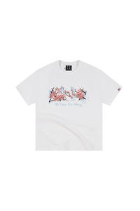 MEDM Cherry Embroidery Loose Cotton Tee