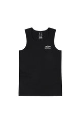 MEDM Classic Script Letter Embroidery Heavyweight Men Sleeveless Tank Top