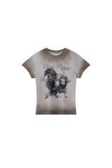 BJHG｜Wasteland Style Distressed Short Sleeve Tee, Unisex