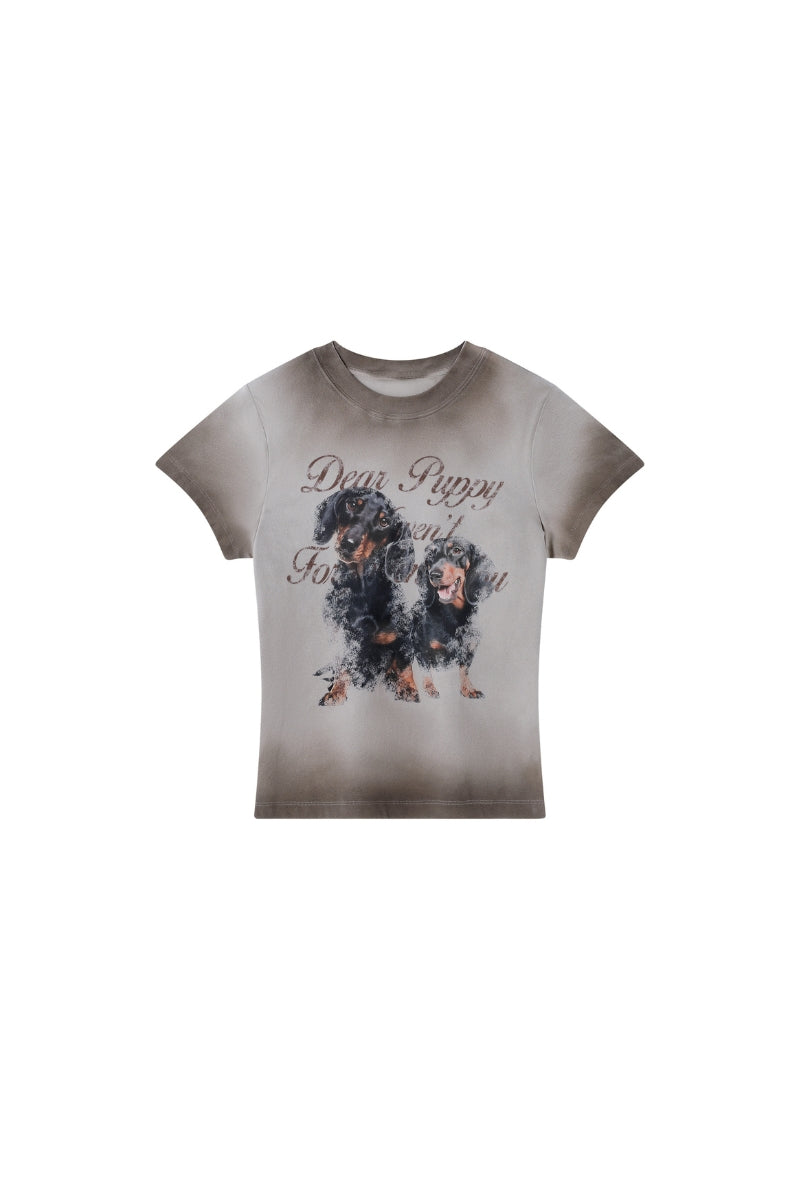 BJHG｜Wasteland Style Distressed Short Sleeve Tee, Unisex