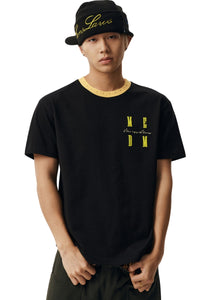 MEDM Color Block Embroidered Casual T-Shirt