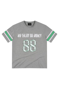 MEDM Star Beaded Stripe Quick Dry Unisex Vintage Jersey Tee