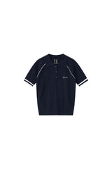 MEDM Jacquard Small LOGO Color MosaicShort Sleeve POLO
