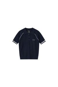 MEDM Jacquard Small LOGO Color MosaicShort Sleeve POLO