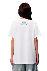 MEDM 3D Logo Embroidery Contrast Color Cooling Crew Neck Tee