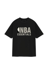 NBA x Essentials Fear Of God Oversized Jersey Tee BLACK GREY