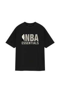 NBA x Essentials Fear Of God Oversized Jersey Tee BLACK GREY