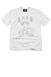 MEDM x EVA NEVER END Series T-Shirt with Half-Body Character Sketch Print