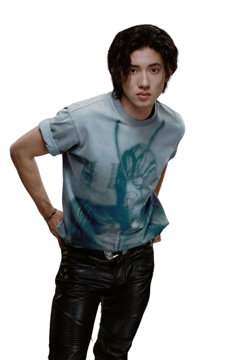 MEDM X Kamen Rider True Self Vintage Washed Tee