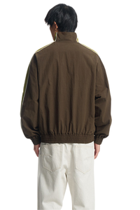 Dangerouspeople | Color Block Letter Zip Jacket