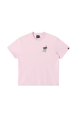 Dangerouspeople DSP Embroidered Small‑D Guitar Sorona Loose Unisex T‑Shirt