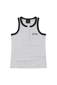 MEDM Dopamine Color 3D Embroidery Women Racerback Tank