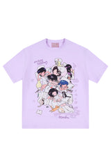MEDM × Niaoyiyi | Nap Cartoon Versatile Women Crew Tee