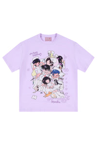 MEDM × Niaoyiyi | Nap Cartoon Versatile Women Crew Tee