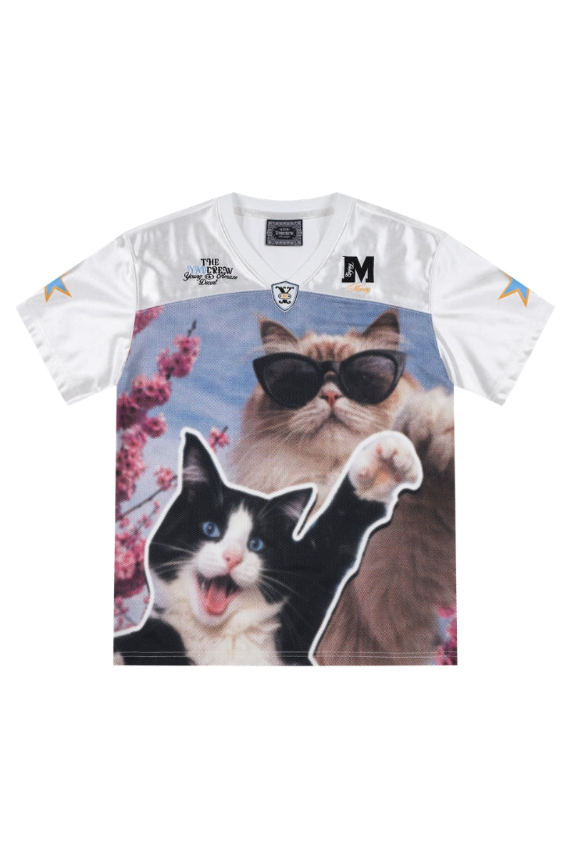 MEDM x YAD Healing Pet Photo Print Vintage Couple Jersey Tee