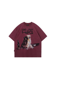 BJHG Funny Dog Loose T-Shirt | American Summer Unisex Tee
