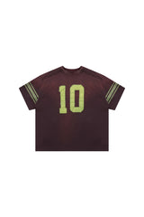 MASONPRINCE No.10 Team Faded Patch Linen Cotton Short Sleeve Tee