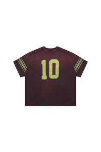 MASONPRINCE No.10 Team Faded Patch Linen Cotton Short Sleeve Tee