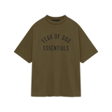 Fear Of God Essentials FW24 Jersey Crewneck Tee Olive