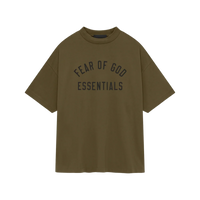 Fear Of God Essentials FW24 Jersey Crewneck Tee Olive