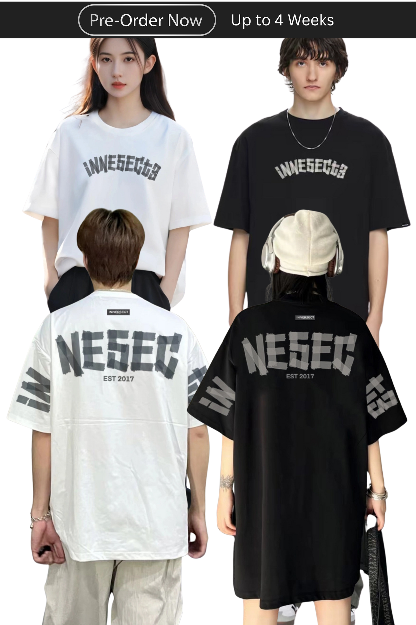 [Up 1 Size] Innersect Shoulder Logo Tee
