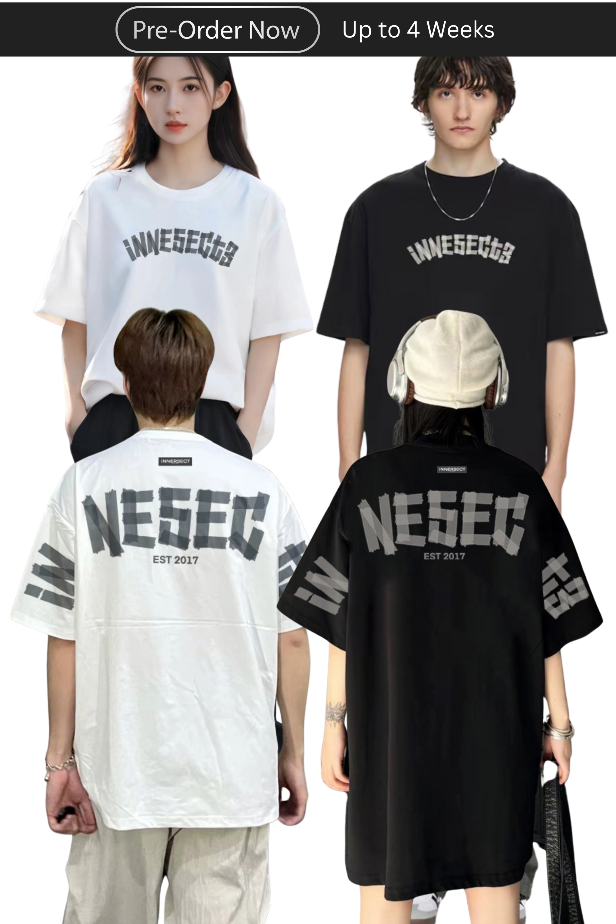 [Up 1 Size] Innersect Shoulder Logo Tee