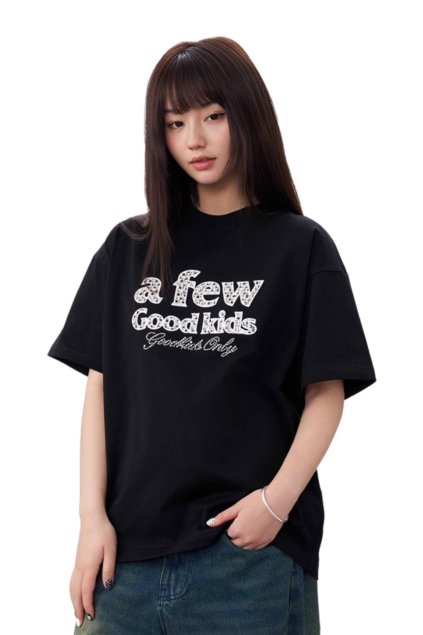 AFGK Colour Patch Pearl Stone Tee