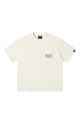 DangerousPeople DSP Letter Print Pocket Loose‑Fit Crew Neck Tee
