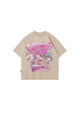 BJHG x The Powerpuff Girls Women American Cotton Tee Summer