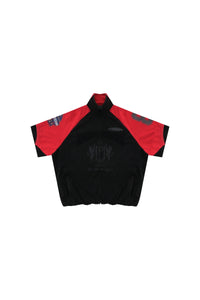 MASONPRINCE Retro Patchwork Print Color Block Tee