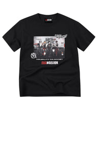 MEDM x EVA NEVER END Main KV Poster Print Crew Neck Summer Street Casual Tee