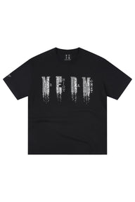 MEDM Sequin Phantom Letter Loose Crew Neck T-Shirt Unisex