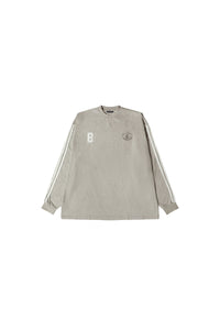 MASONPRINCE | TIME PLAYING Stripe Badge Print T-Shirt