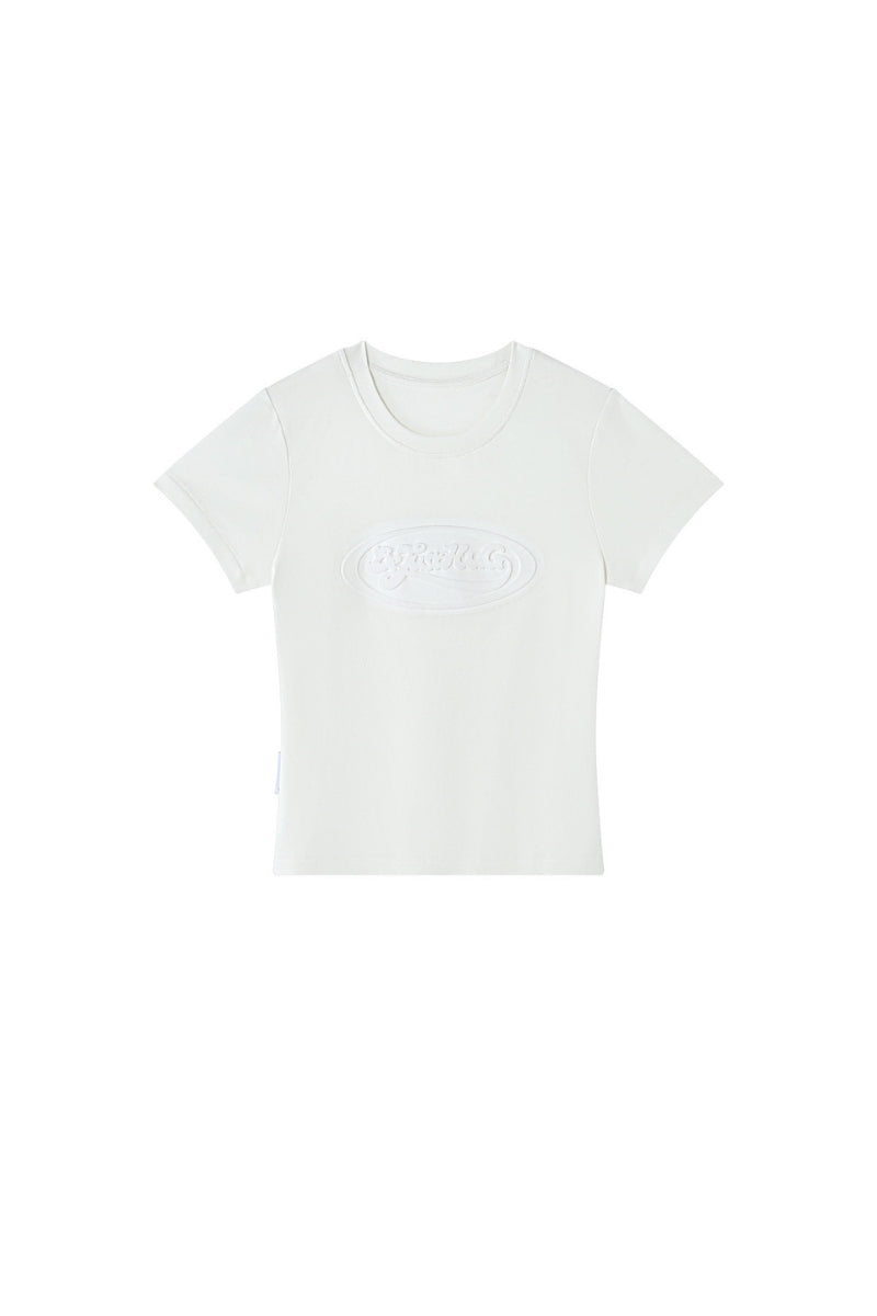BJHG Women's Straight‑Shoulder Slim Tee