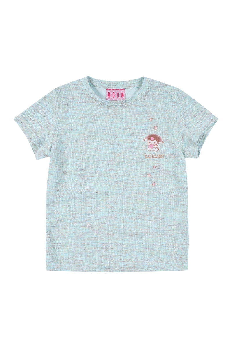 MEDM x Sanrio Kuromi Embroidered Tee