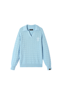 Dangerouspeople | Twisted Knit Paper Bag Man Sweater