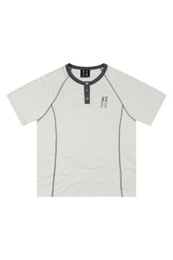 MEDM Contrast Curve Henley Neck Quick Dry Tee