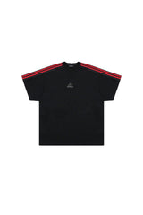 MASONPRINCE Raw Edge Contrast 4-Stripe VI Tee