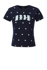 MEDM Graffiti Star Print Raglan Tee