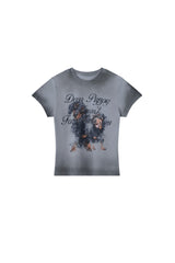 BJHG｜Wasteland Style Distressed Short Sleeve Tee, Unisex