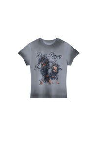 BJHG｜Wasteland Style Distressed Short Sleeve Tee, Unisex