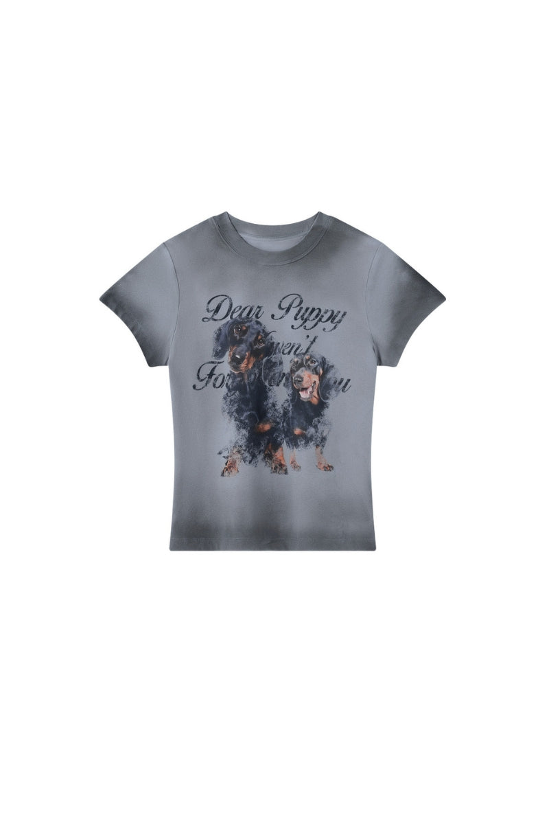 BJHG｜Wasteland Style Distressed Short Sleeve Tee, Unisex