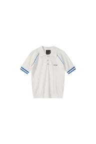 MEDM Jacquard Small LOGO Color MosaicShort Sleeve POLO