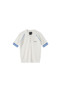 MEDM Jacquard Small LOGO Color MosaicShort Sleeve POLO