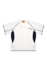 AFGK 7A Anti-Bacterial Flatlock Stitch T-Shirt, Unisex Loose Summer Sports Tee