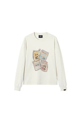Dangerouspeople｜American Vintage 100% Cotton Long Sleeve Poster Print Tee
