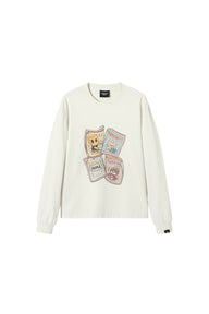 Dangerouspeople｜American Vintage 100% Cotton Long Sleeve Poster Print Tee
