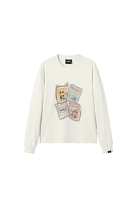 Dangerouspeople｜American Vintage 100% Cotton Long Sleeve Poster Print Tee