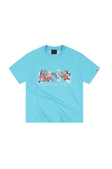 MEDM Cherry Embroidery Loose Cotton Tee